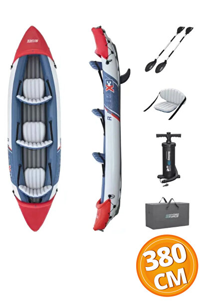BESTWAY 65132 Rapid X3 Hydroforce 3 Kişilik Şişme Kano 381X100CM