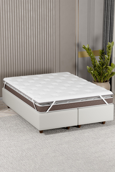 Mobpazar Yatak Pedi, Serap Comfort Premium Kapitoneli Yatak Pedi, Full Ortope...