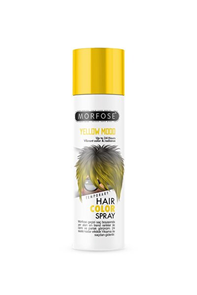Morfose Mech 24 Saate Kadar Etkili Sarı Renkli Saç Spreyi Yellow Mood 150 ml