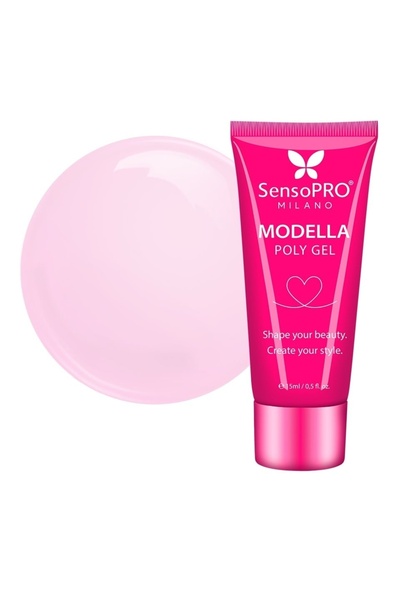 SensoPRO Milano Polygel MODELLA - Roz-Mov, 15ml