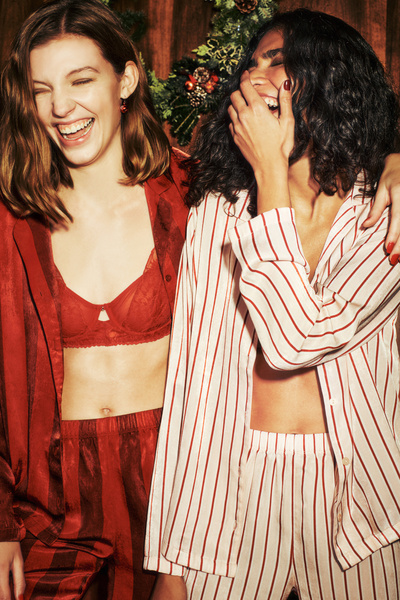 Penti Red Sequin Lace New Apex Wire Bra