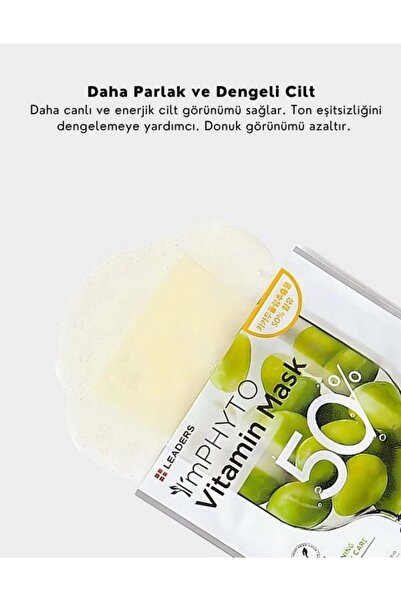 Leaders ImPHYTO Vitamin Mask | Aydınlatıcı Kağıt Maske