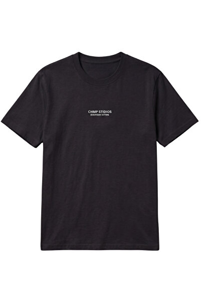 The Champ Clothing Γυναικείο μπλουζάκι oversized CHMP STUDIOS με τύπωμα Μαύρο...
