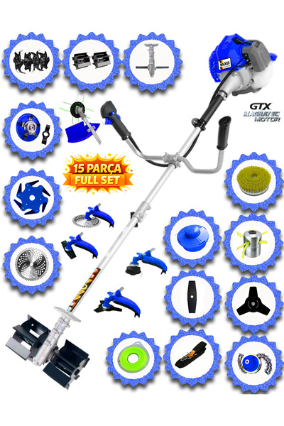 Wacker Pro Alman 11 In 1 Lx V9 Motor 20 Hp Yan Tipi Benzinli Ot Çalı Tırpanı ...