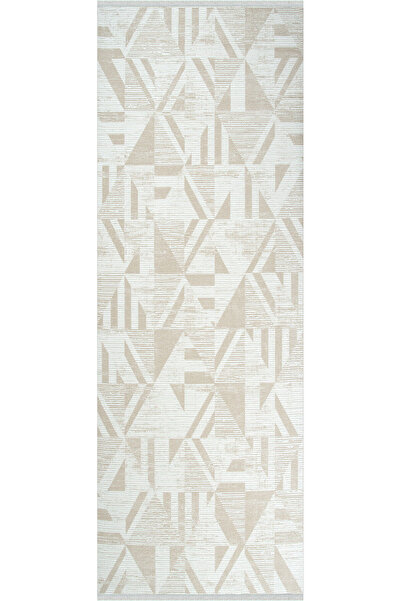 ENTİ İmge 2506 Bej - Geometrik Desenli Halı