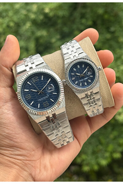 Tulpar New Season Steel Cord Calendar Trend Model Lover Couple Watch