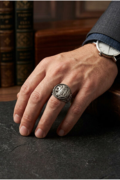 Begondio Special Design Masculine Adjustable Men's Ring