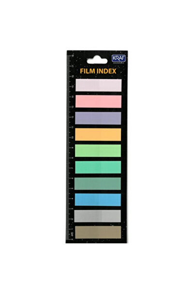 KRAF 51246 Index Film (pp) 13x44mm.10 Renkx20yp.yapışkanlı Ayraç