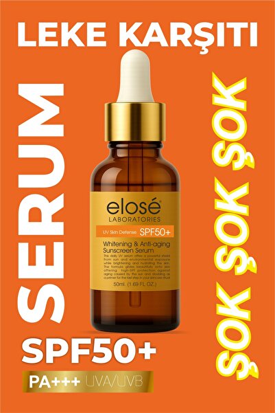 Elose Spf50+ Anti-Blemish Serum – Anti-Blemish Skin Care Serum 50 ml