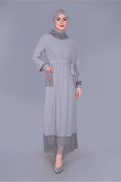 Alvina Mesh Detailed Dress 41429