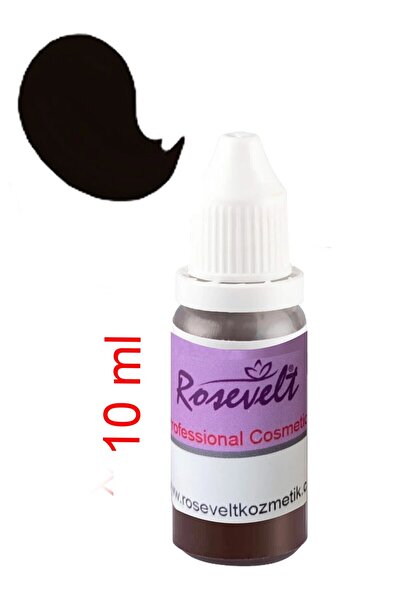 ROSEVELT Kalıcı Makyaj Eğitim Boyası Koyu Kahve ( Ciltte Kullanılmaz )