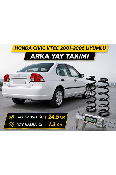 EP GARAJ OTOMOTİV HONDA VTEC 2001–2006 MODEL UYUMLU ARKA YAY TAKIMI