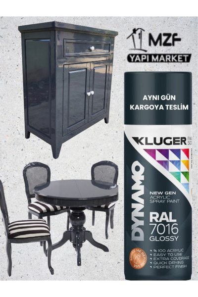 MZF KLUGER YENİ NESİL AKRİLİK DÖNÜŞÜM SPREY BOYA 400 ML DOLAP-FAYANS-PLASTİK-...