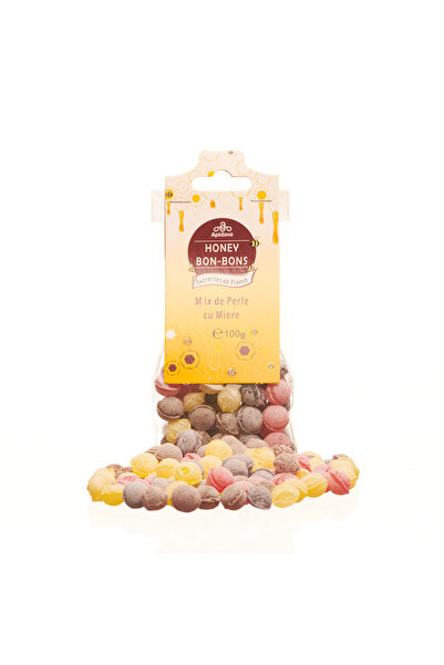 Apidava Bomboane cu Miere Mix Perle 100gr