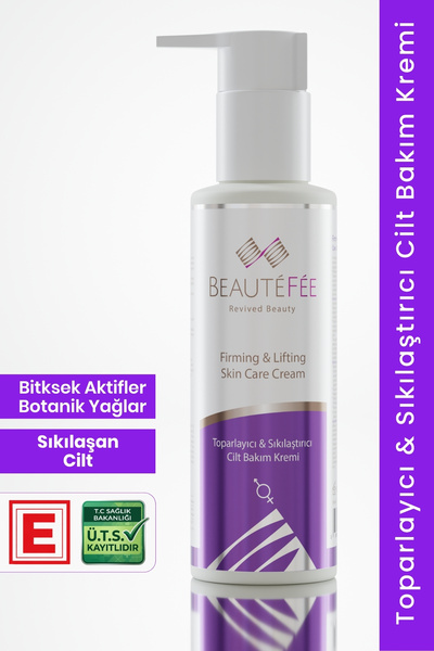 BEAUTEFEE Toparlayıcı Sıkılaştırıcı Vücut Kremi, Aloe & Jojoba, Alkol İçermez...