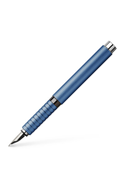 Faber Castell Pix cu gel ESSENTIO din aluminiu albastru M FABER-CASTELL