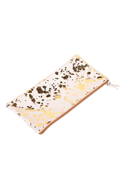 Clairefontaine Penar plat din piele 22 x 11 cm Cosmicuir Gold
