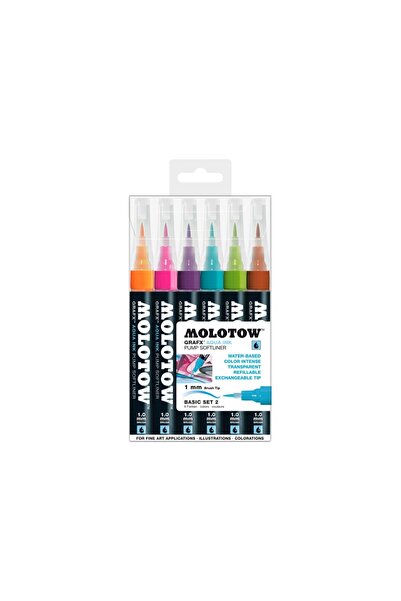 Molotow Комплект мастилени мастила Aqua Ink Pump Softliner - 2 броя
