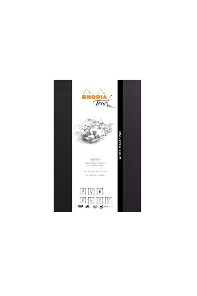 Rhodia Bloc de notițe Maya White A4+ Rhodia Touch Layout