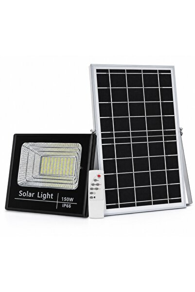 divendi-ro KIT Proiector LED 150w DIMABIL DIMABIL JORTAN cu Panou Solar INDIV...