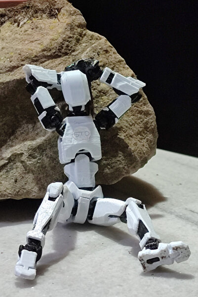 Grand TALİSMAN Oynar Eklemli Hareketli Robot Oyuncak Aksiyon Figürü 3D Baskı ...