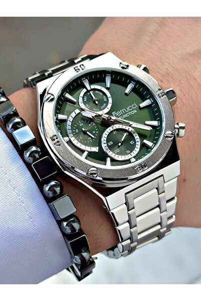 Ferrucci Fcf.14079Fm Men's Wristwatch 3 Atm Water Resistance