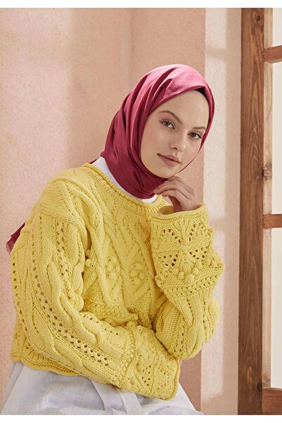 Freshscarfs İnce Pamuk Vual Şal Fuşya