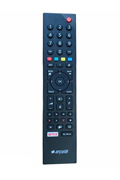 Arçelik A55l 8860 5s 4k Diamond Uyumlu Netflix Tuşlu Tv Kumandası LOGOSUZ KAL...