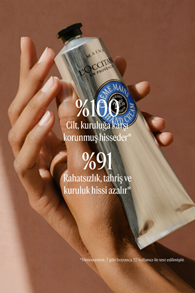 L'Occitane Shea El Kremi, %20 Shea Yağı İçeren Besleyici ve Nemlendirici, 150 ml