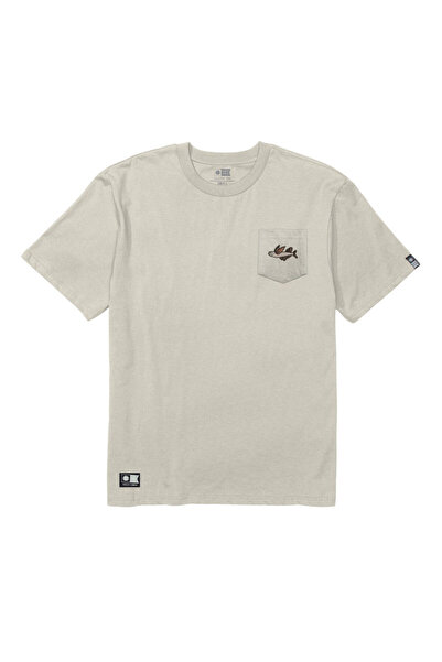Salty Crew Πλυμένο μπλουζάκι με τσέπη, χρώμα Moonbeam, XL