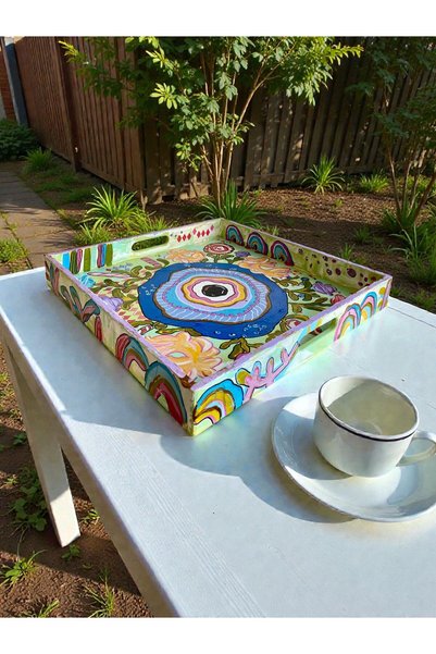 ECLE.CO Evil Eye Wheel Tray