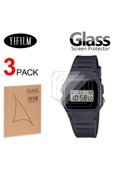 Choice7 واقي شاشة LCD مضاد للصدمات GW-M5610 مكون من 3 قطع للساعات الذكية الرج...