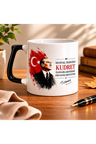 esr reklam Atatürk Baskılı Kupa Bardak