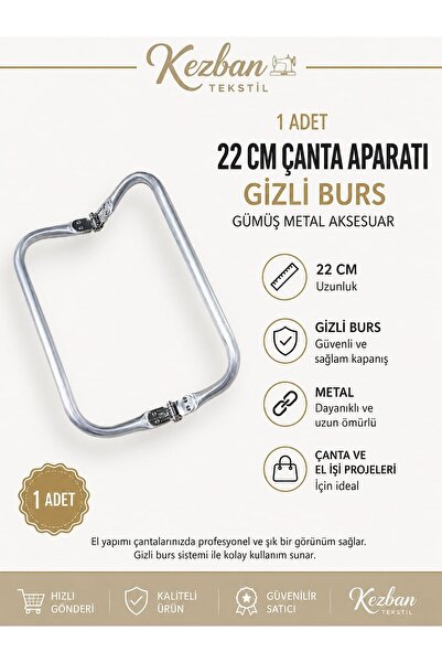Generic Brand Апарат за скрита чанта за стипендии Aklar, 1 брой, 22 см