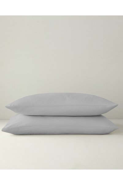 English Home Pure Pamuklu 2'li Yastık Kılıfı 50x70 cm Çakıl Taşı