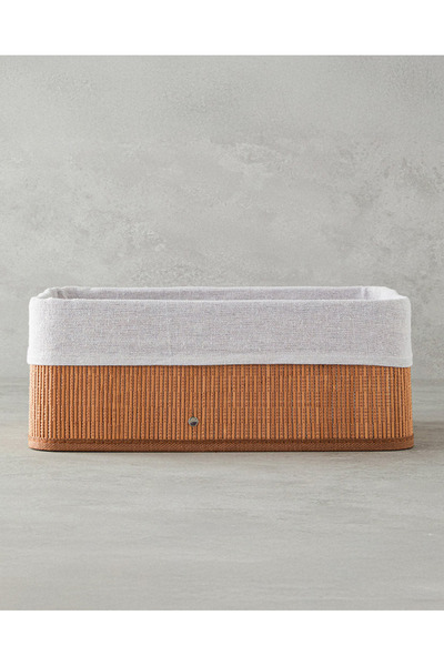 English Home Gina Bambu Sepet 36x26x14 Cm Açık Kahve