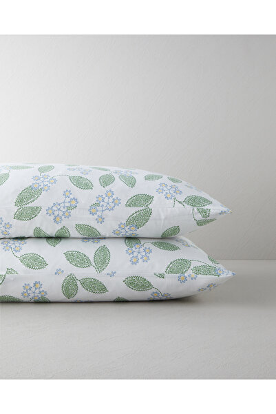 English Home Autumn Whisper Easy-Iron 2-Piece Pillowcase 50X70 cm Green
