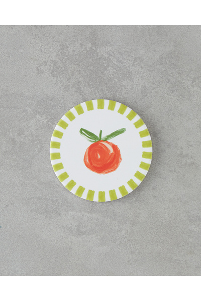English Home Orange Seramik Bardak Altlığı 11 cm Yeşil