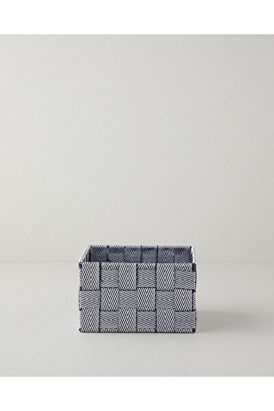 English Home Shine Sepet 16x16x9 cm Siyah - Beyaz