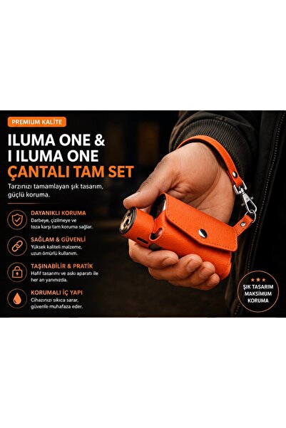 Zigver ıqos ıluma one uyumlu tam set çantalı ıluma one kılıf(terrea ile çalış...