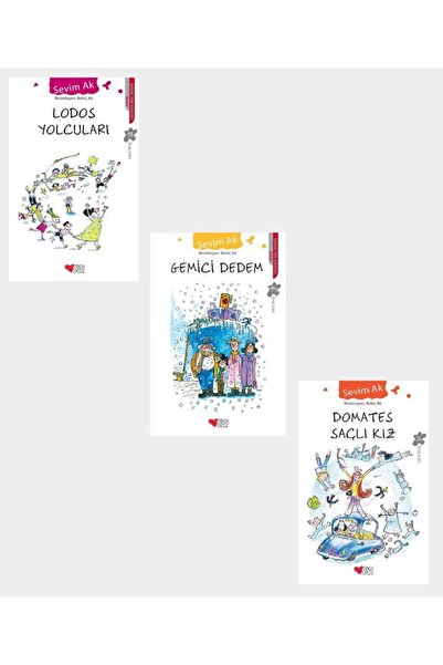 CAN Domates Saçlı Kız + Gemici Dedem + Lodos Yolcuları 3 Kitap