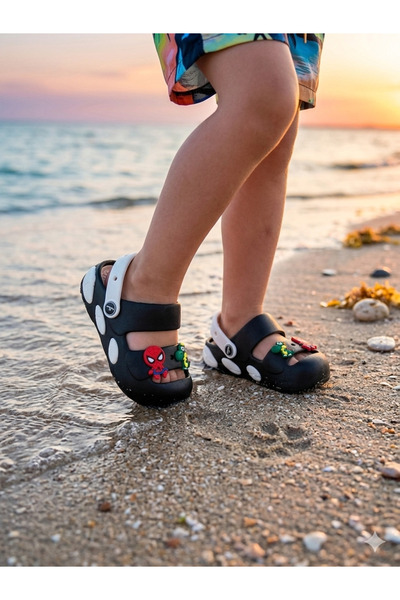 nuh kids Figured Daily Boys' Beach Garden Pool Slippers