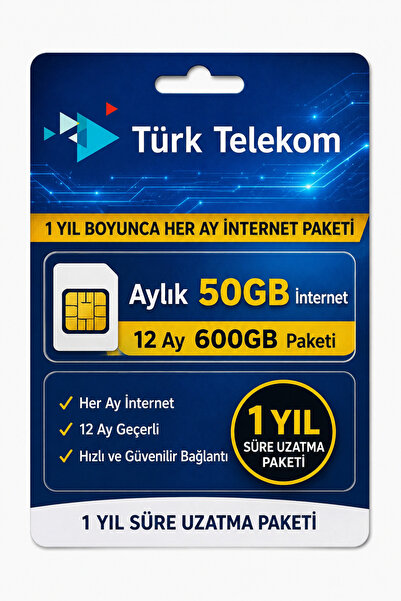 TRCharger Güvenlik Kamerası Sim Kart Hattı 1 Yıl Süre Uzatma
