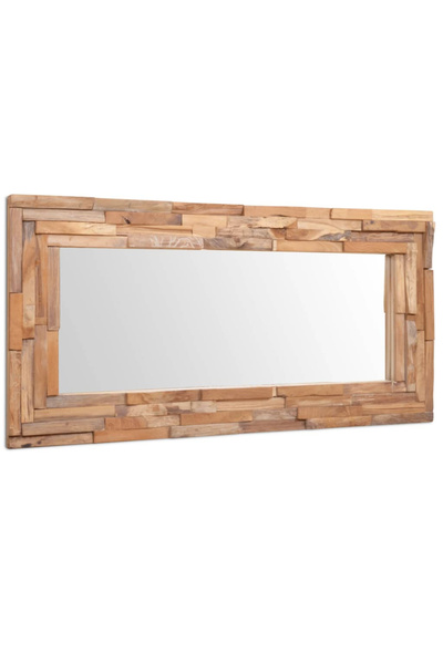 Concept Oglindă decorativă din lemn de tec, 120 x 60 cm, dreptunghiular