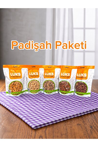 lüks kuruyemiş Padişah Paketi 2.5 Kg Antep Badem Fındık Yer Fıstığı Karışımı
