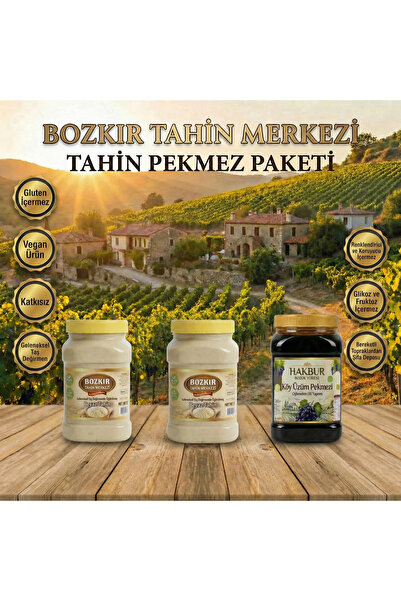 Hakbur Bozkır Yöresel طحينة بوزكير ميركيز ستون ميل، طحينة بيضاء 935 جرام 2 قط...