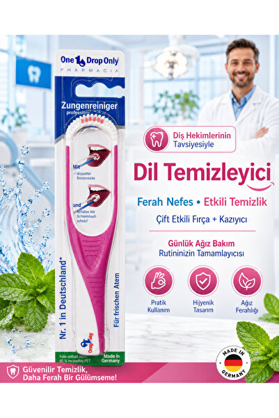 One Drop Only Dil Temizleyici Profesyonel Ağız Kokusuna son Dil Temizleyici Fırça Kazıyıcı Taze Nefes İçin