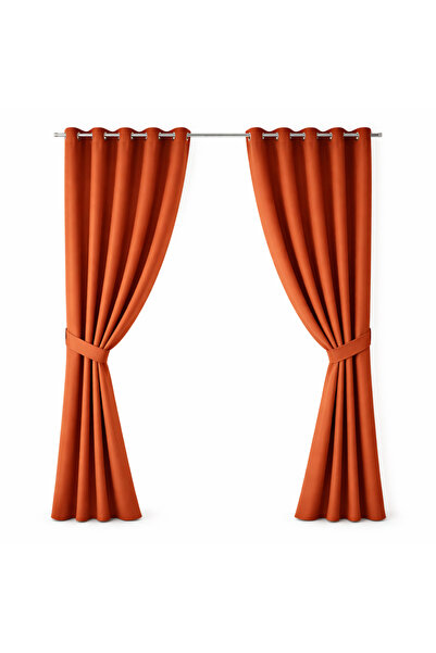 Atmosphera Draperie blackout Atmosphera, 140 x 260 cm, Poliester, Culoare Ter...