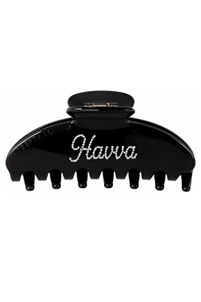 Personalized Crystal Stone Name Latch Buckle – Stylish Design with Strong Grip 10 Cm Size