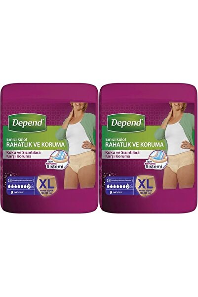 Depend Absorbent Panties Adult Diapers XL Extra Large 18 Pieces